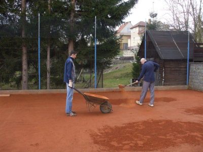 2009 jarní příprava kurtu