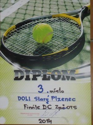 2014 diplom za 3. místo v kraji