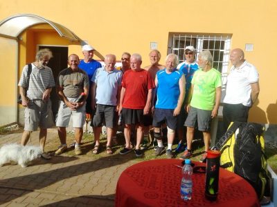 Dobřany 2017 nad 50 let - 1. M. Pechr, 2. S. Havlíček, 3. M. Doležel