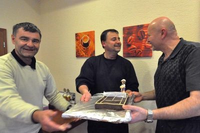 2011 - zimní turnaj - vítězná dvojice s cenou
